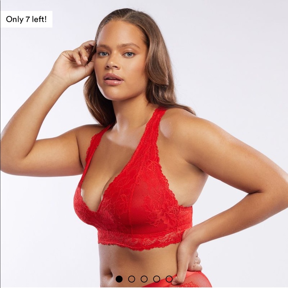 Savage x Fenty Real Tank Bralette in Goji Berry 1X
